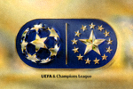 欧洲足球协会联盟(UEFA)合作Logo - 欧冠标志与星形图案