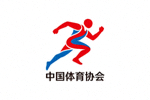 中国体育协会合作Logo - 抽象化的运动人物图案